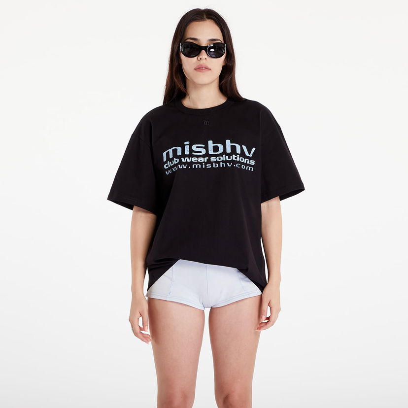 T-shirt MISBHV Homepage T-Shirt UNISEX Black Sort | 241M118