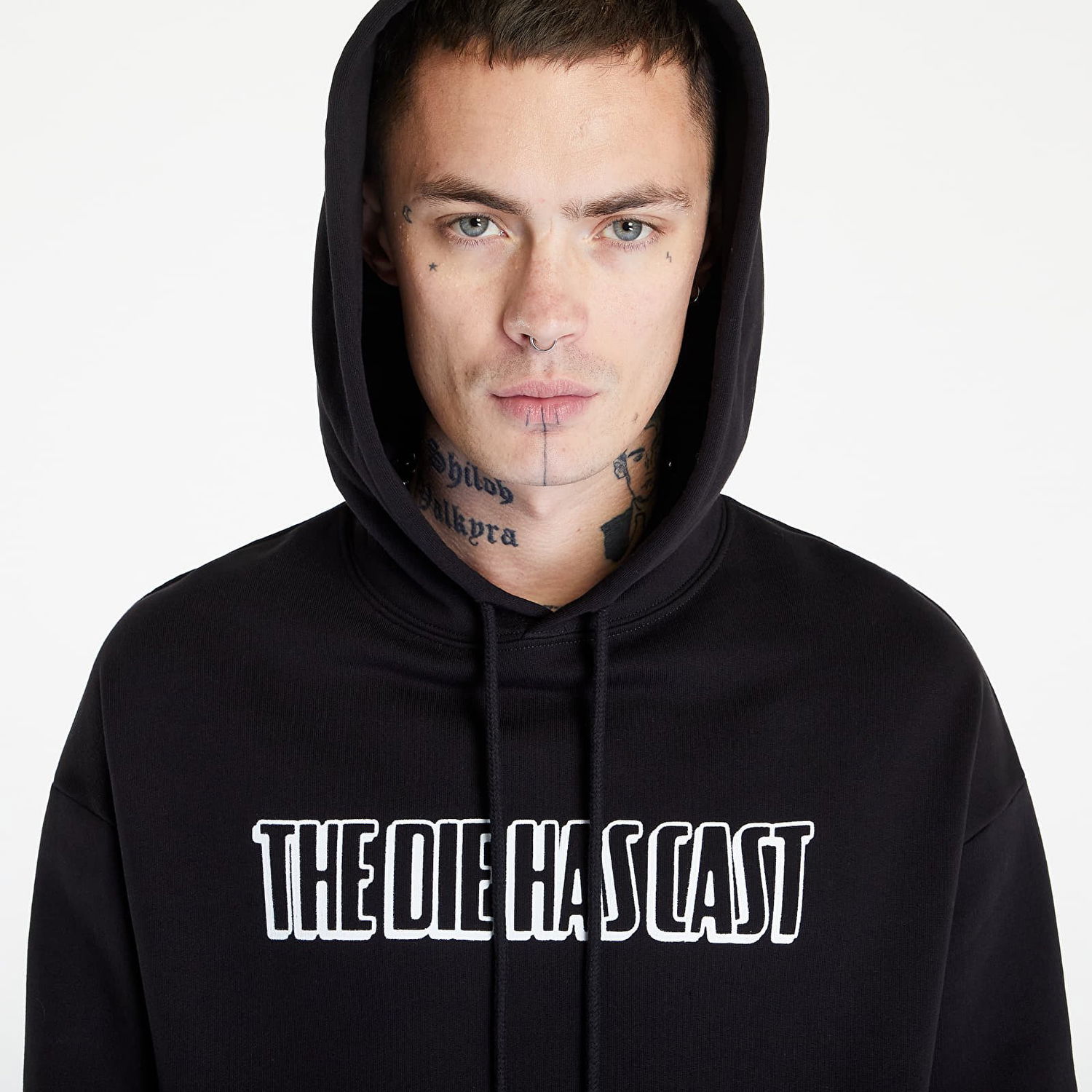 Sweatshirt RAF SIMONS Regular Fit Hoodie Die Has Cast Print Sort | 222-M161-19004-0099, 1