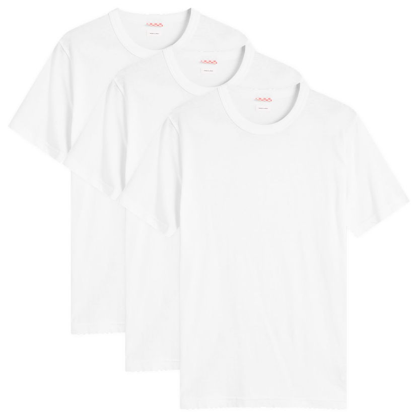 T-shirt visvim Sublig T-Shirt 3 Pack Hvid | 0125205009001