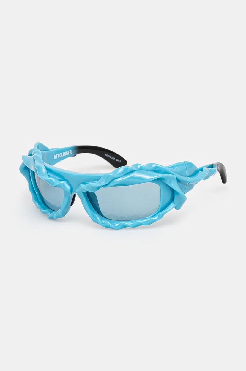 Solbriller Ottolinger Ottolinger Twisted Sunglasses Turkis | 1272601221