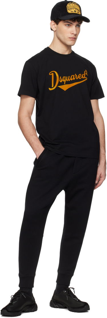 Joggingbukser DSQUARED2 Dsquared2 Dean Fit Relax Sweatpants Sort | S74KB1001_S25516, 3