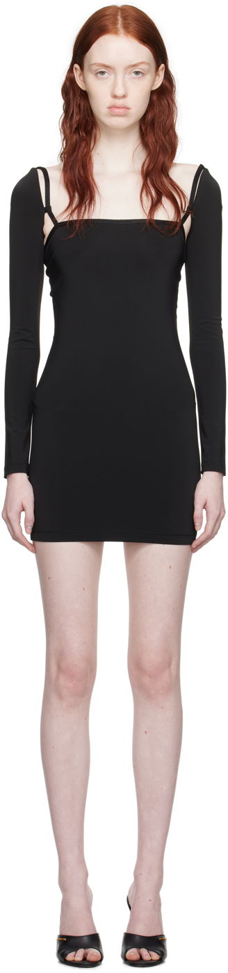 Kjole Alexander Wang Open Back Minidress Sort | 4CC4236622