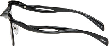 Solbriller Prada Prada Twisted Frame Circle Sunglasses Sort | 0PR A24S 1AB5S043 8056262141410, 2