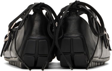 Tøj Simone Rocha Simone Rocha Ghillie Grip Ballerina Flats Sort | BPT2 0777, 1