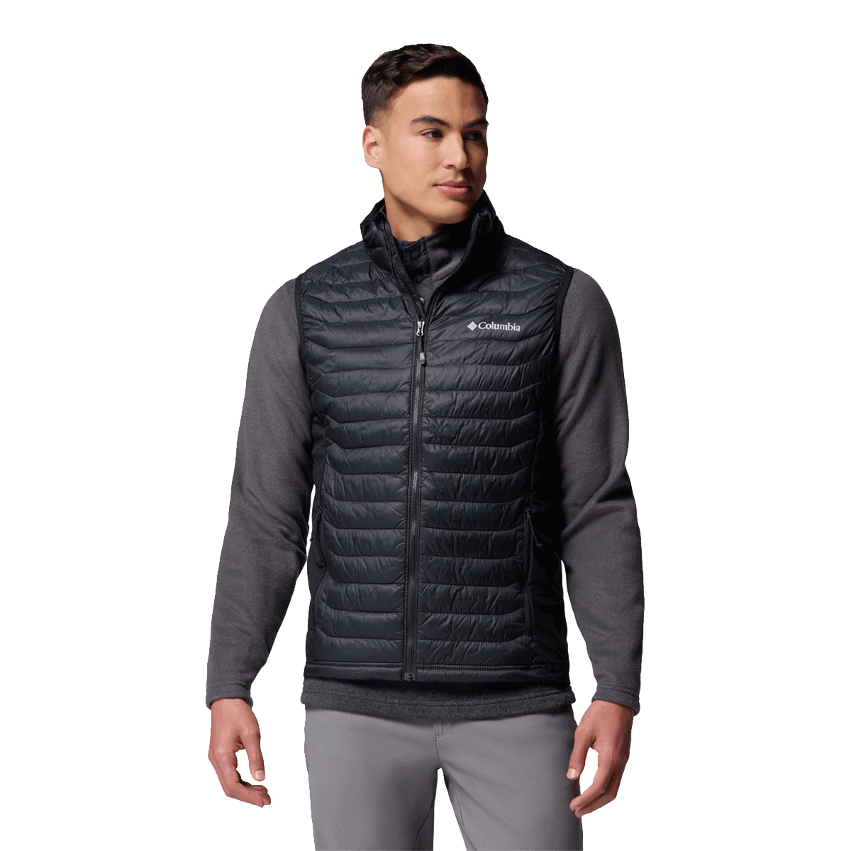 Vest Columbia Powder Pass Hybrid Vest Sort | 2126111010, 0