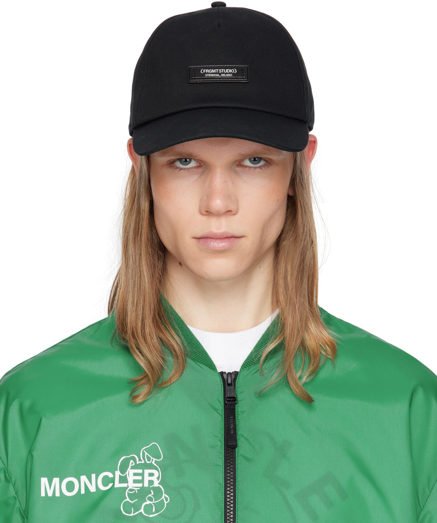 Kasket Moncler Moncler Genius x FRGMT Gabardine Baseball Cap Sort | K109U3B0000504863, 0