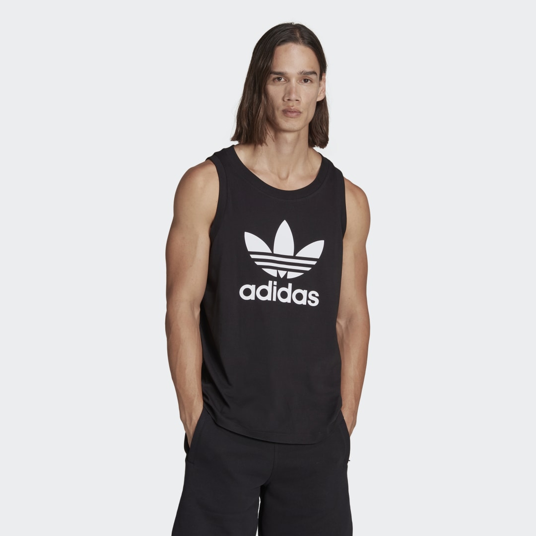 Tanktop adidas Originals Adicolor Classics Trefoil Tanktop Sort | IA4811, 0