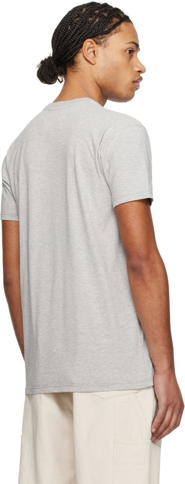 T-shirt Maison Margiela Maison Margiela Stamp Logo T-Shirt Grå | S50GC0706 M20086, 2