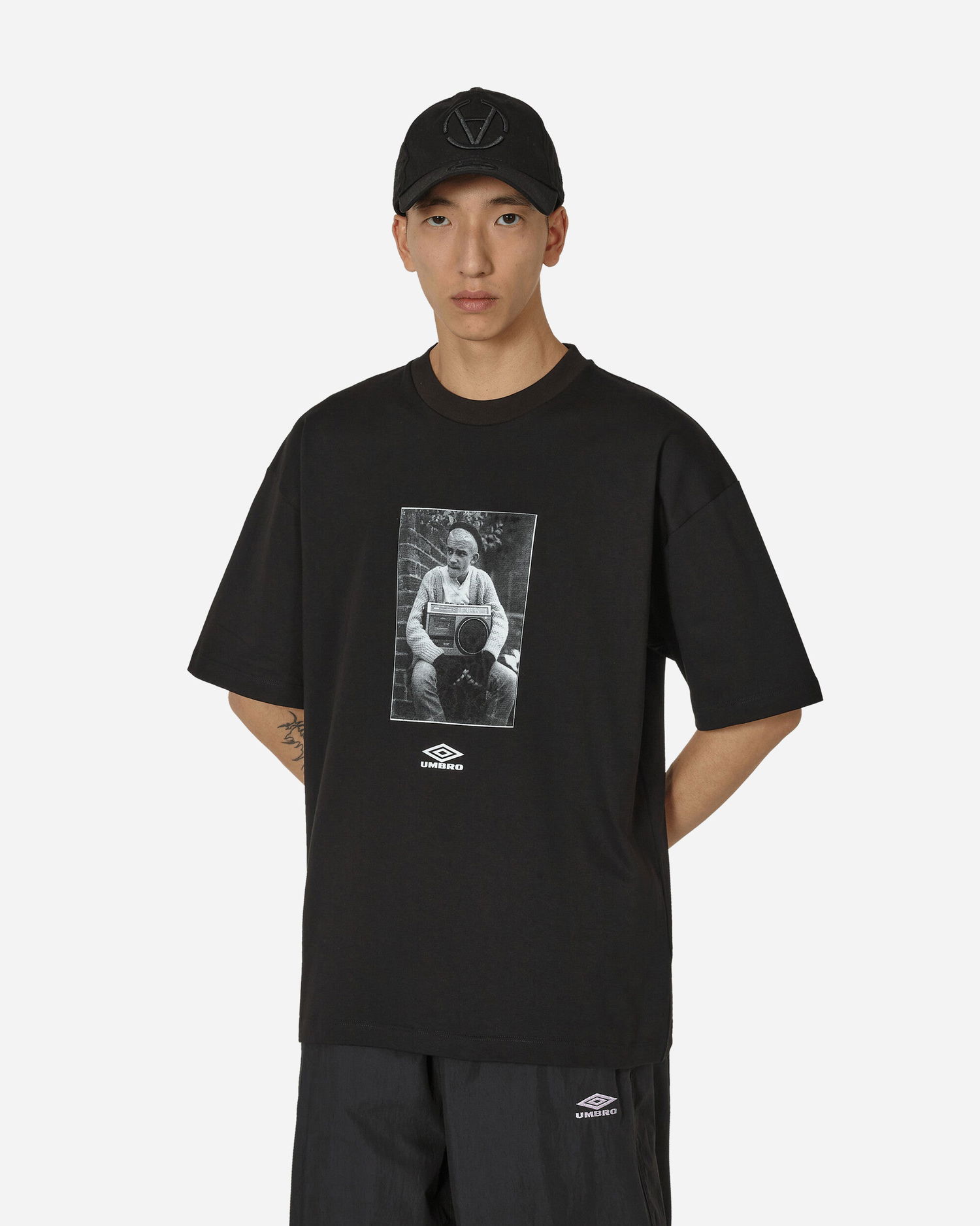 T-shirt Umbro Gavin Watson Exhibition Guy With The Boombox T-Shirt Black Sort | UBMW0258JY72 BLK0001, 1