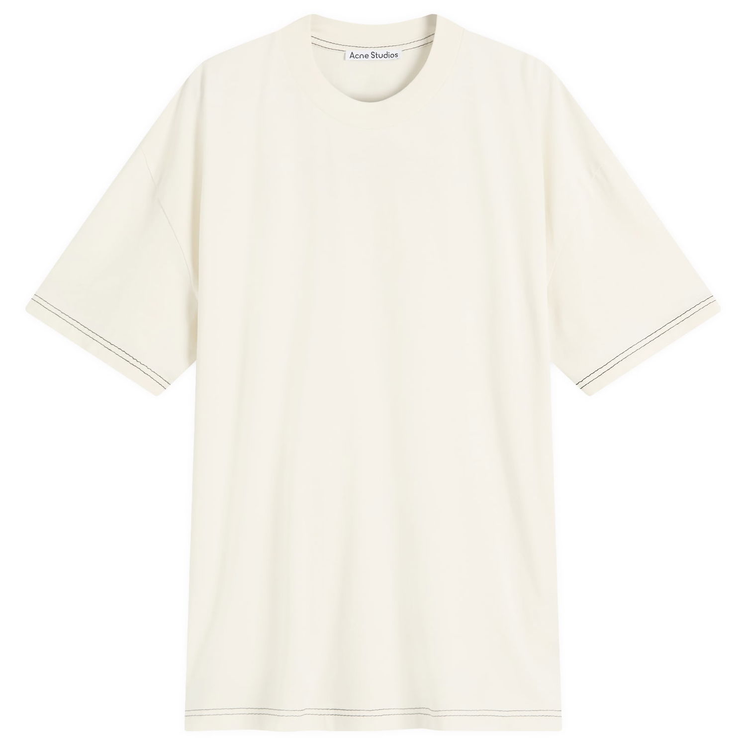 T-shirt Acne Studios Acne Studios Eresa U Autograph Logo T-Shirt, Size X-Small Hvid | CL0388-AEG, 1