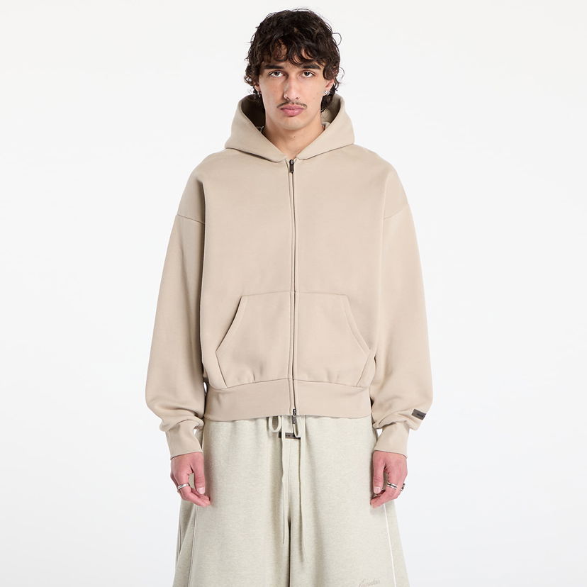 Sweatshirt Fear of God Fear of God Essentials Classic Full Zip Hoodie Beige | 192SP254781F-198