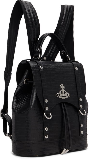 Rygsæk Vivienne Westwood Vivienne Westwood Max Small Backpack Sort | 4A030006U-L00C1-, 1