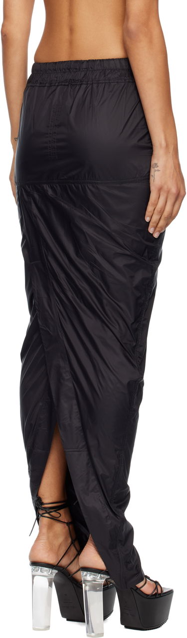 Nederdel Rick Owens DRKSHDW Concordians Pull On Pillar Maxi Skirt Sort | DS02E7332 NP, 2