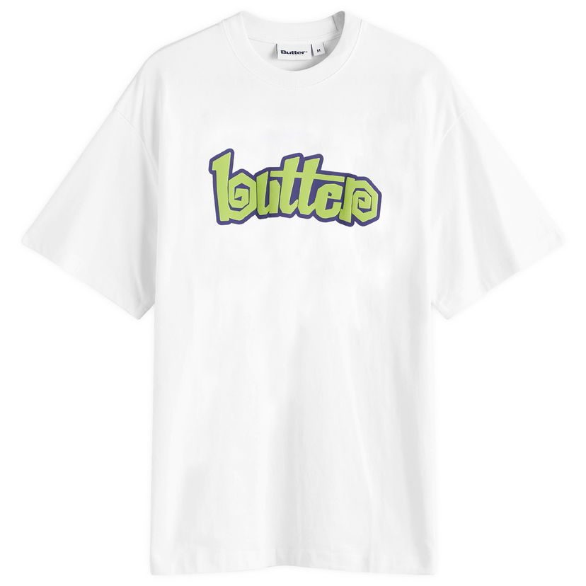 T-shirt Butter Goods Swirl Graphic T-Shirt White Hvid | BGQ4240030-WHT