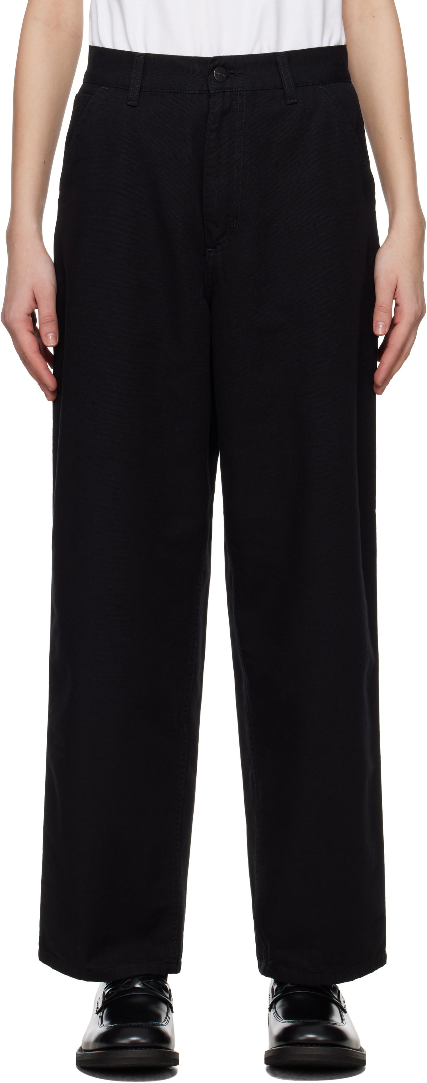 Bukser Carhartt WIP Carhartt WIP Brandon Single Knee Trousers Sort | I034880 8902, 0