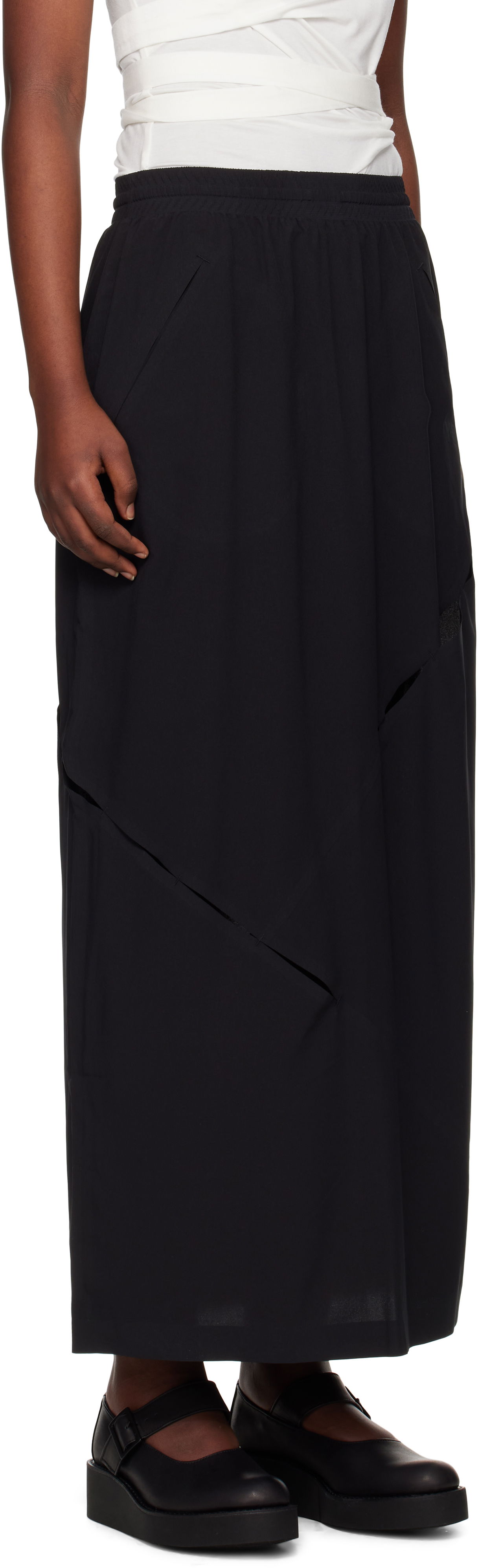 Nederdel Y-3 Y-3 Slit Maxi Skirt Sort | JD6001, 1