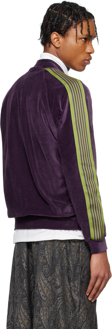 Sweatshirt Needles Needles Rib Collar Track Jacket Lilla | QV319, 2
