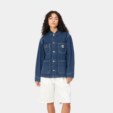 Frakker Carhartt WIP OG Michigan Coat "Blue stone washed" Mørkeblå | I031923_01_06, 3