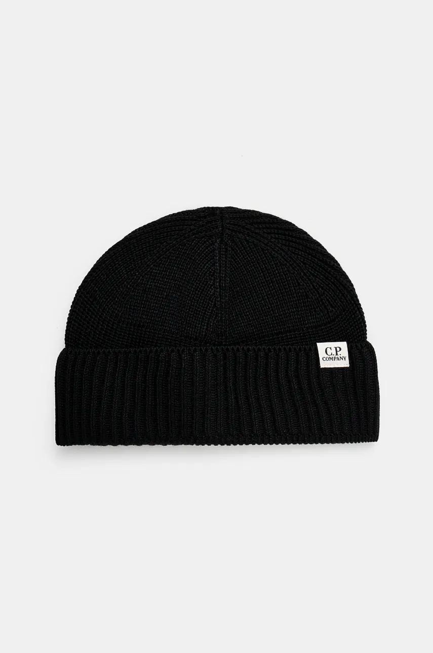 Beanie C.P. Company Knit Cap Beanie Sort | 17CMAC293A006595A, 0