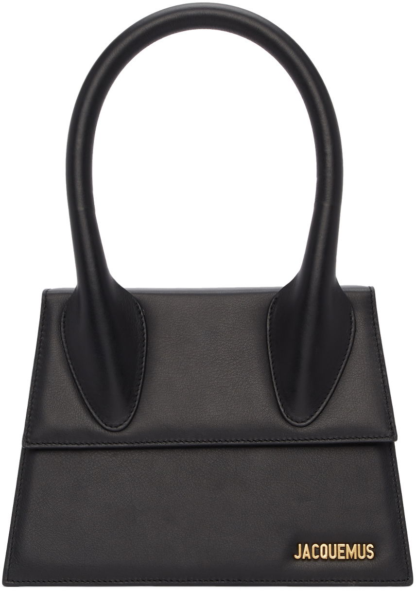 Skuldertaske Jacquemus 'Le Grand Chiquito' Top Handle Bag Sort | 213BA003-3000, 0