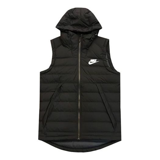 Vest Nike Sports Hooded Vest Sort | AJ7951-010