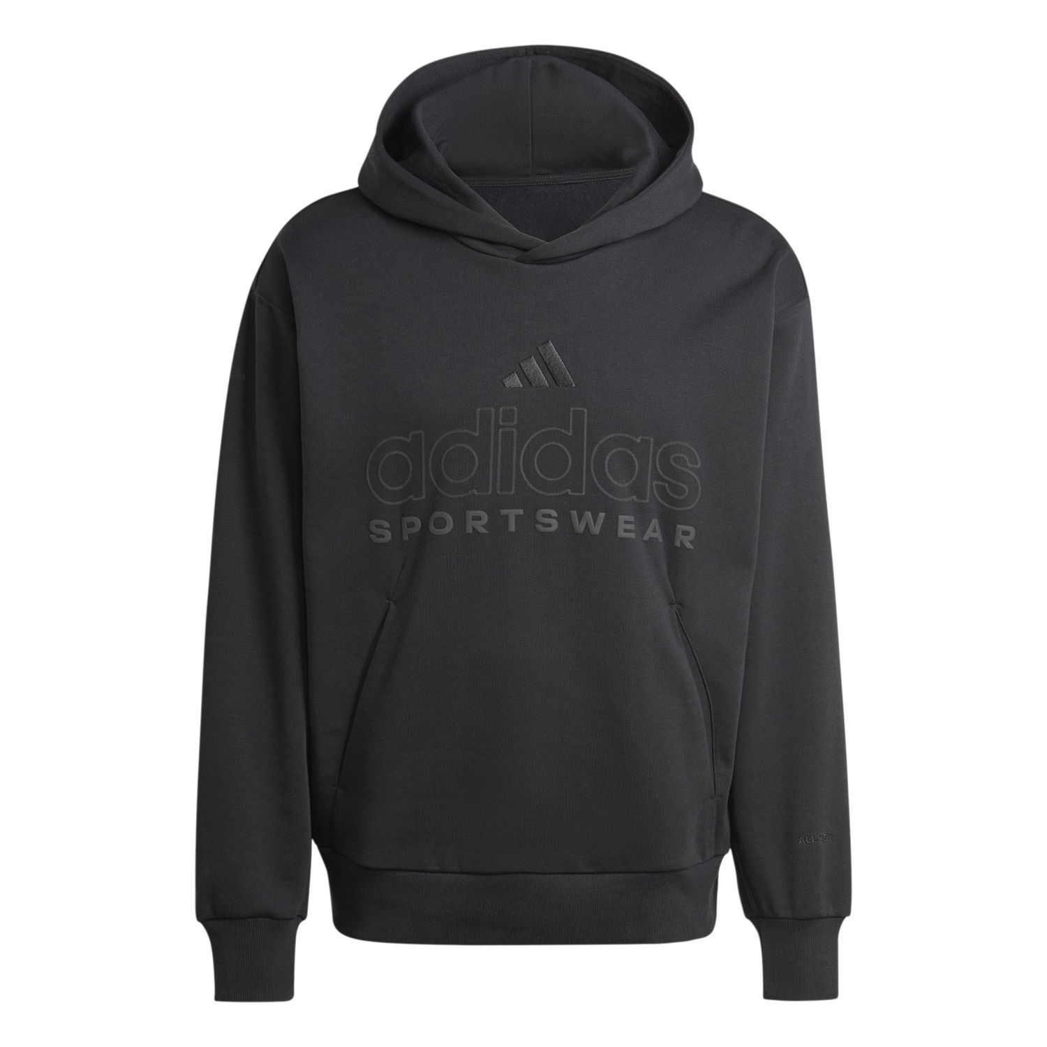 Sweatshirt adidas Performance A SZN Hoodie Sort | IX1266, 0