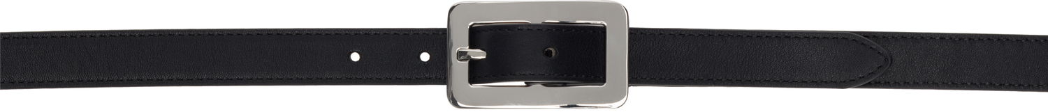 Bælter BY FAR Quadro Nappa Leather Belt Sort | MWTST006CL013BK001PL, 0