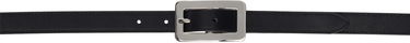 Bælter BY FAR Quadro Nappa Leather Belt Sort | MWTST006CL013BK001PL, 0