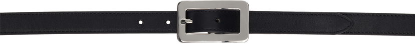 Bælter BY FAR Quadro Nappa Leather Belt Sort | MWTST006CL013BK001PL
