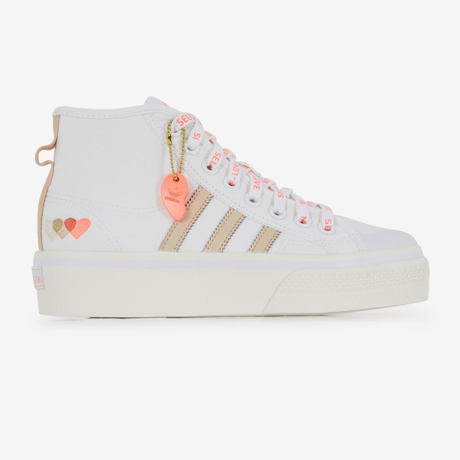 Sneakers og sko adidas Originals Nizza Platform Hi Hvid | GW4439, 0