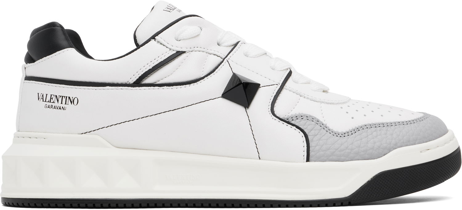 Sneakers og sko Valentino Valentino Garavani One Stud Low-Top Nappa Hvid | 6Y2S0E71NWN, 0