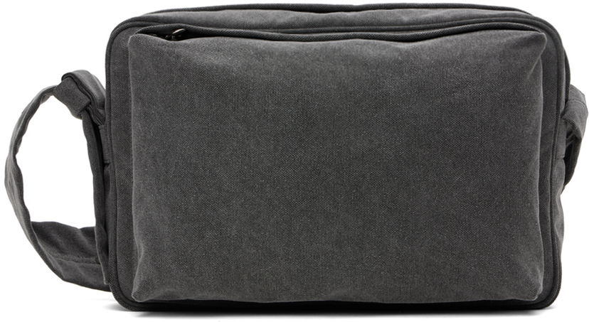 Skuldertaske Solid Homme Solid Homme Washed Cross Bag Grå | S243BA02