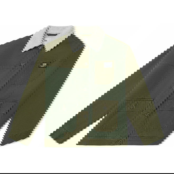 Parka Vans Vans Contrast Stitch Cargo Jacket Grøn | VN0A5F6LKCZ, 0