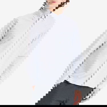 Skjorte BEAMS Beams Plus Button Down Candy Stripe Shirt, Size Medium Blå | 3811-0012-139-75, 2