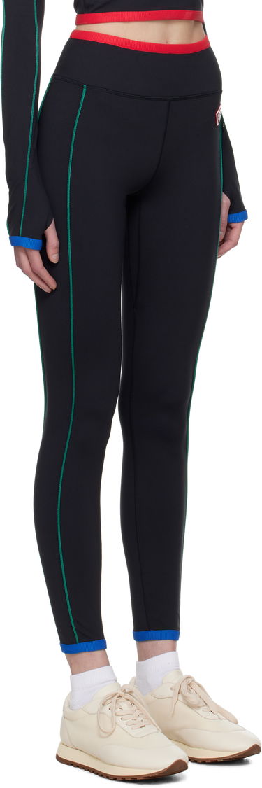 Leggings Casablanca Casablanca Contrast Trim Sport Leggings Sort | WPS25-ACT-028-01, 1