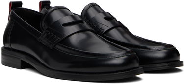 Sneakers og sko BOSS HUGO Leather Loafers with Rubber Sole Sort | 50548591, 3