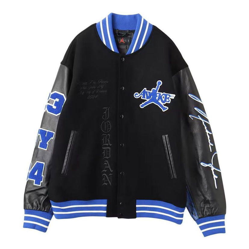 Bomberjakke Jordan Awake NY Varsity Jacket Sort | FQ5440-010