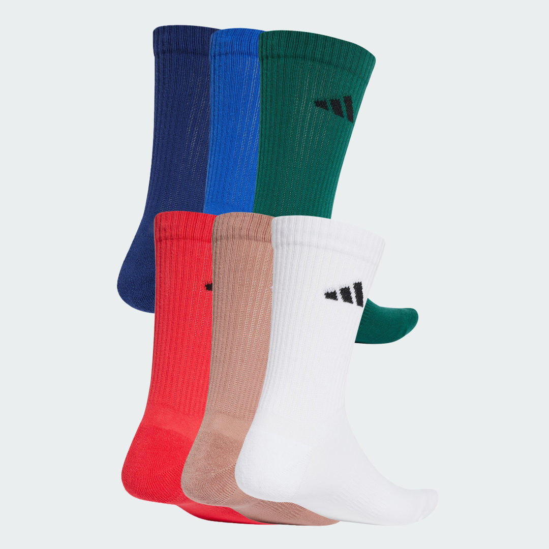 Sokker adidas Performance 6 Pack Cushioned Crew Socks Flerfarvet | JP1717, 0