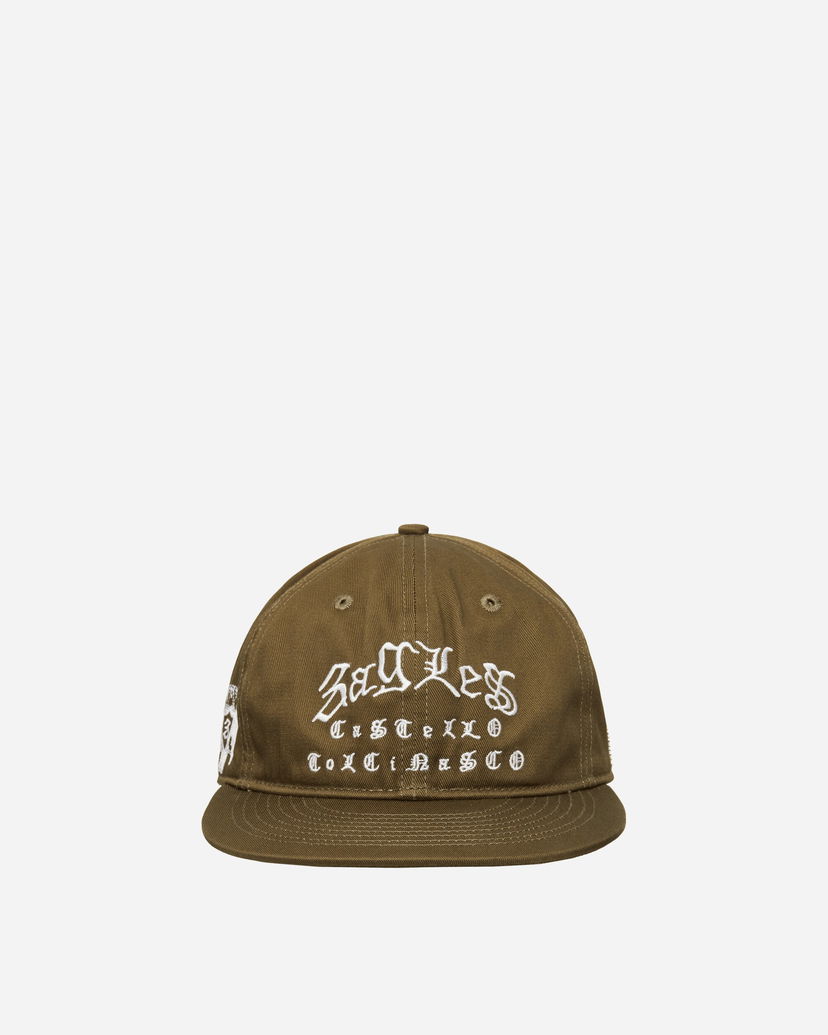 Kasket Slam Jam Embroidered 3AGLES CASTELLO TOLCINASCO Cap Brun | POSA1H005 OLV