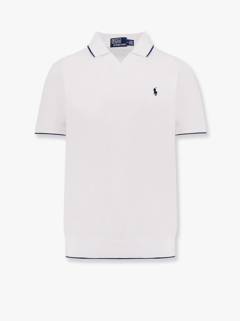 Polo skjorte Polo by Ralph Lauren Polo Ralph Lauren Men's Polo Shirt Hvid | 710964535006