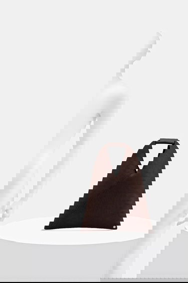 Håndtaske Maison Margiela Triangle Fabric Top Handle Bag Brun | S54WD0043.P6414.T2625, 5