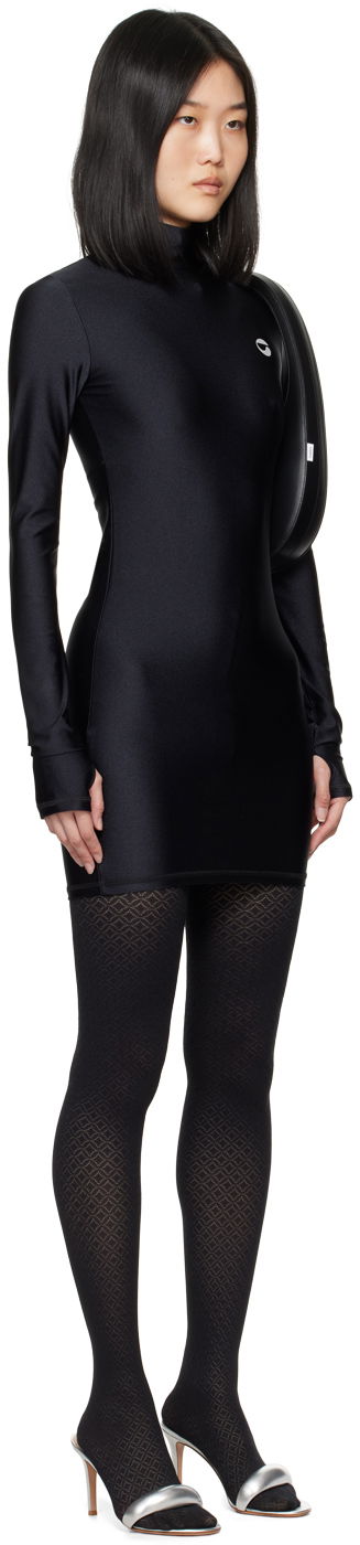 Kjole Coperni Coperni Fitted High Neck Minidress Sort | COPJS60545, 1