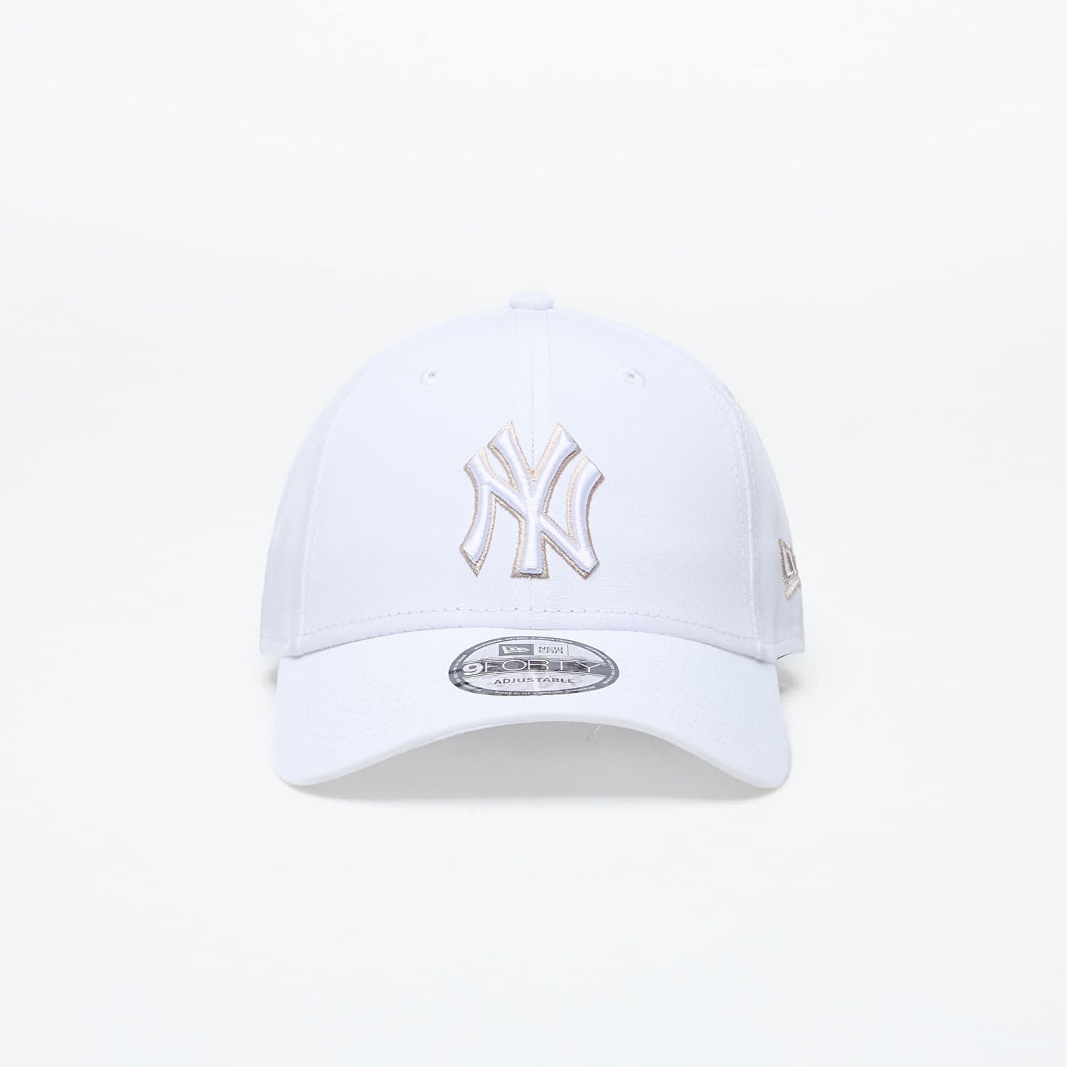 Kasket New Era New York Yankees 9Forty Strapback White/ Stone Hvid | 60503402, 0