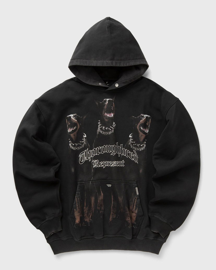 Sweatshirt Represent Clo Represent THOROUGHBRED HOODIE Sort | MLM498-03