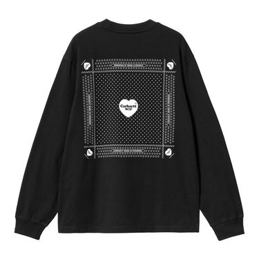 T-shirt Carhartt WIP Heart Bandana T-Shirt Sort | I033206_0D2_06, 2