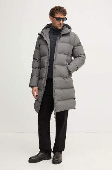 Puffer jakke Rains Long Puffer Down Jacket Grå | 15130.13, 1
