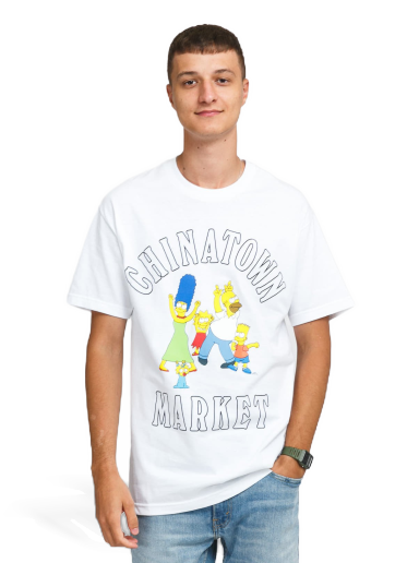 T-shirt MARKET The Simpsons Family OG Tee Hvid | CTM1990346 / 1201