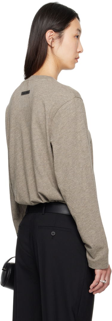 T-shirt Fear of God Fear of God ESSENTIALS Classic Fit Long Sleeve T-Shirt Grå | 125SP255883FW, 2