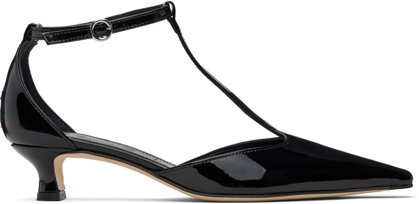 Tilbehør Aeyde Aeyde Liz T-Bar Kitten Heels Sort | A11-PU0596005001-225