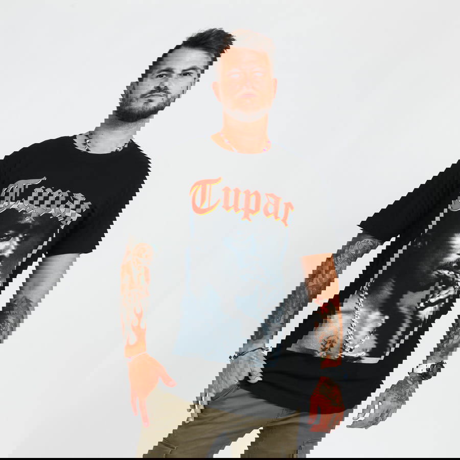 T-shirt Urban Classics Tupac California Love Tee Sort | MT1120 black, 0